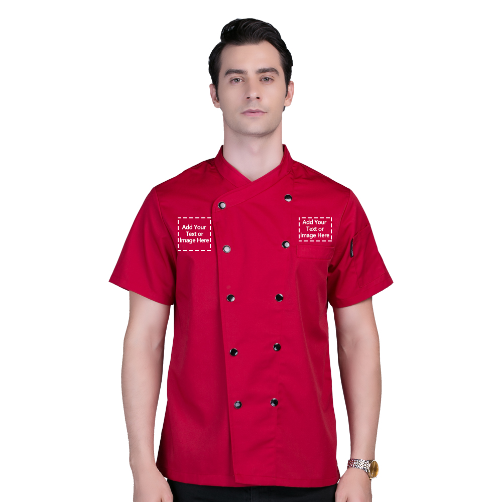 Chef Jacket Personalized Customized Logo Coat Hotel Kitchen