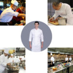 High Quality Long Sleeve Stand Collar Chef Jacket-5