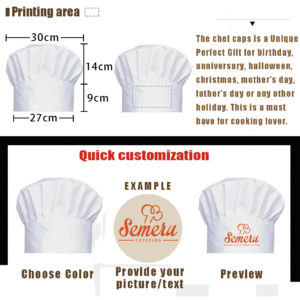 Personalized Custom Chef Cap-2