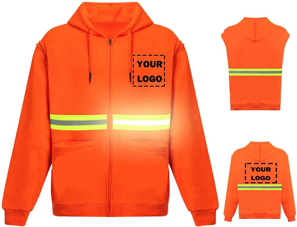 hoodies with reflective designs