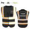 Bike Safety Vest High Visibility Heavy Custom