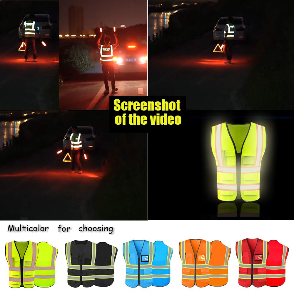 Safety and security reflective vest Reflective clothing