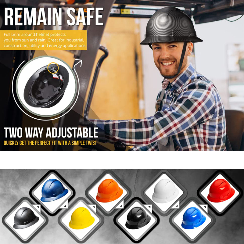 Reflective Hat Factory Industrial Construction Safety Helmet- yoweshop