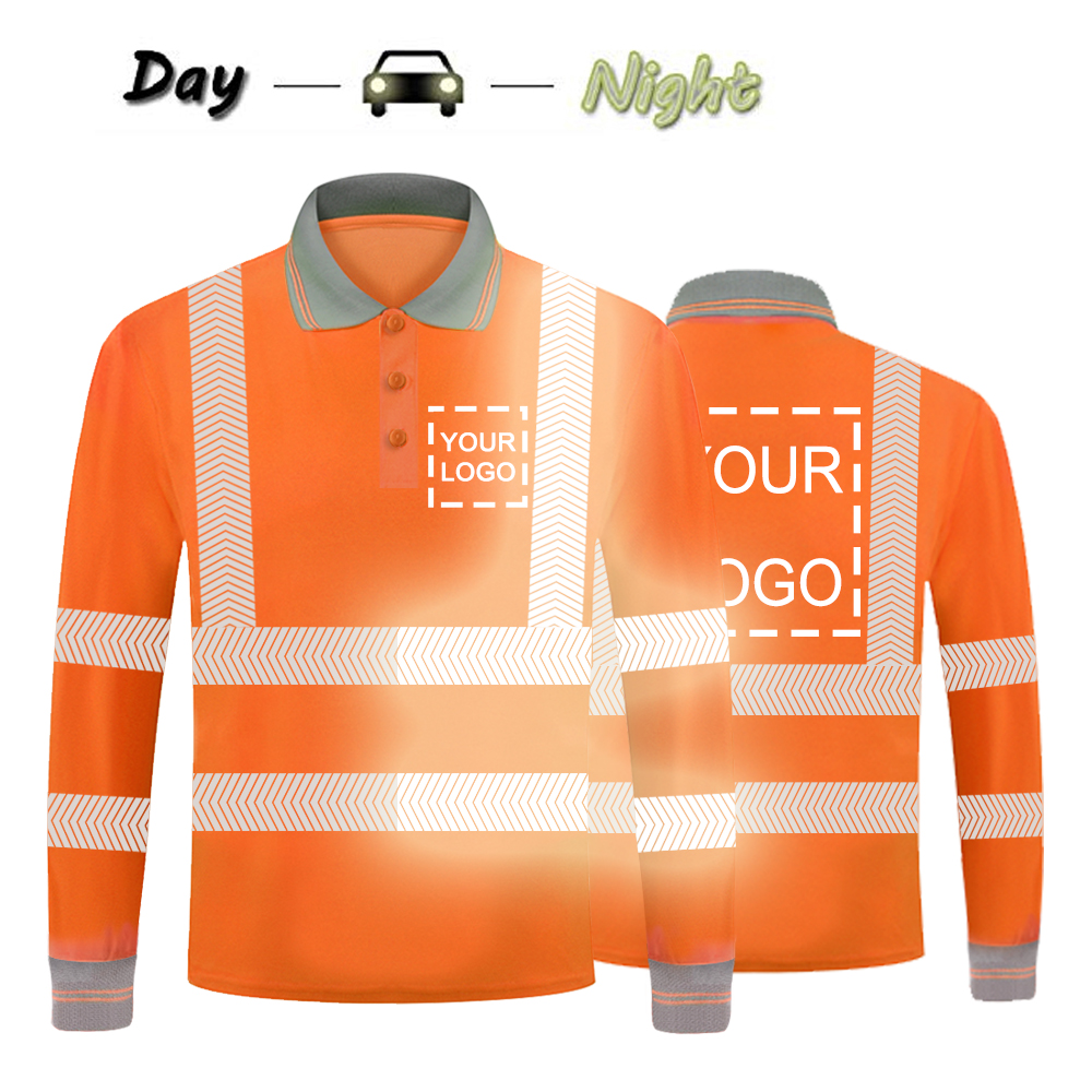 Man Reflect Running T Shirt High Visibility Custom