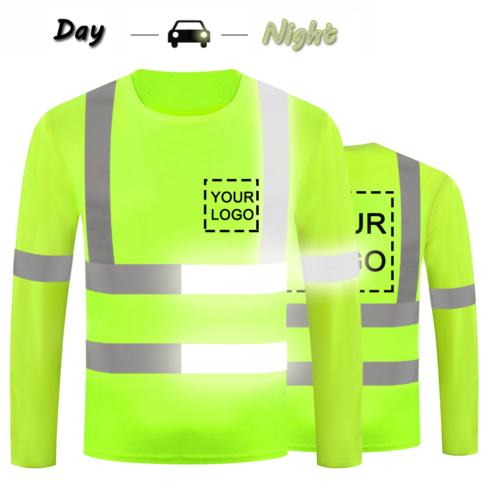 Men Hi Vis Shirt Wholesale Safety Uniform