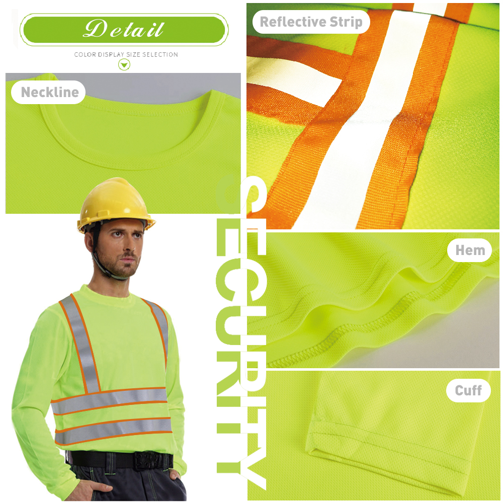 Wholesale Safety Shirts Reflective High Quality Workwear