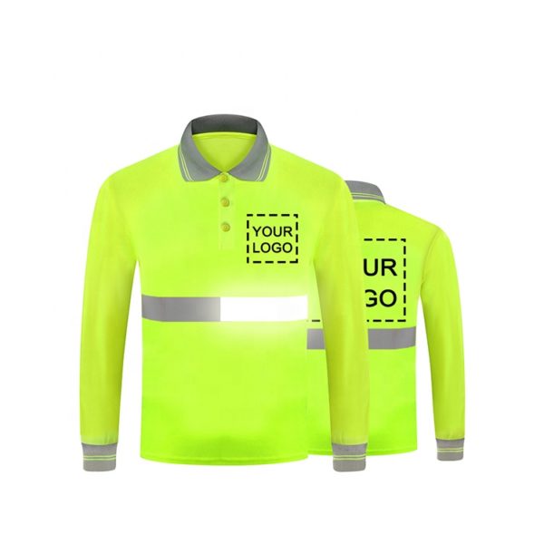 reflective safety polo t shirt-1