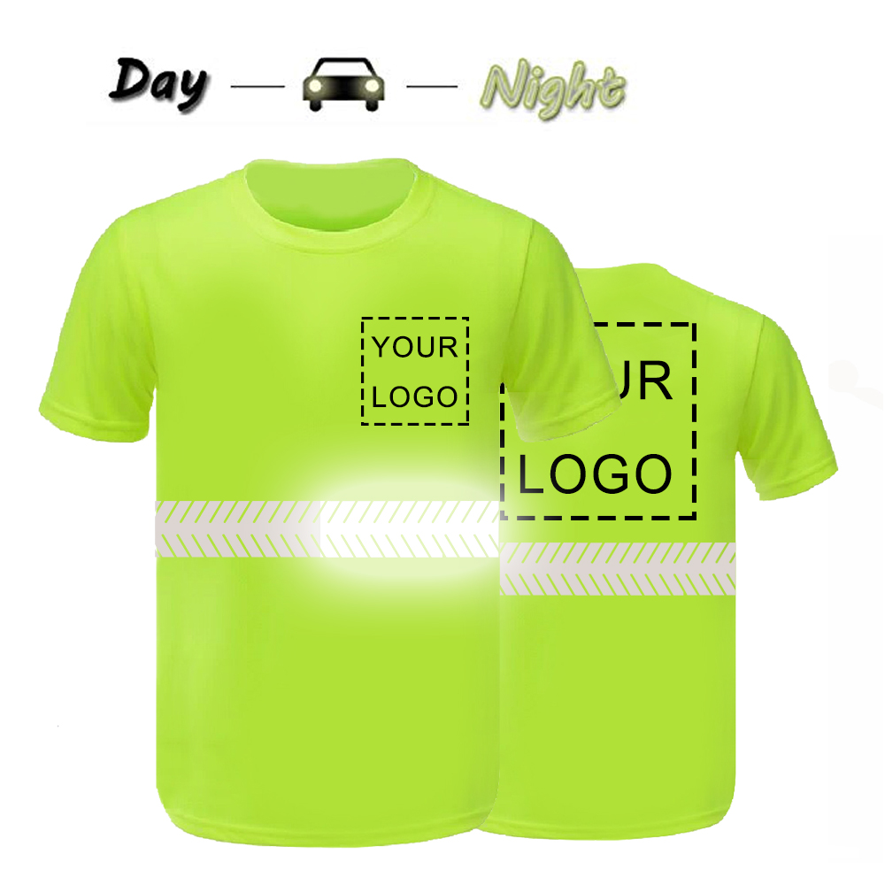 Safety Vest Reflective Strips Breathable Custom Company