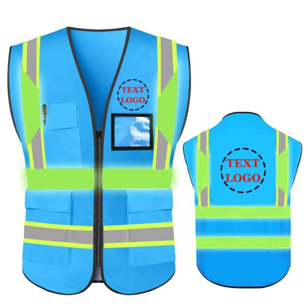 Wholesale Reflecting Cycling Breathable Customized Safety Vests-1