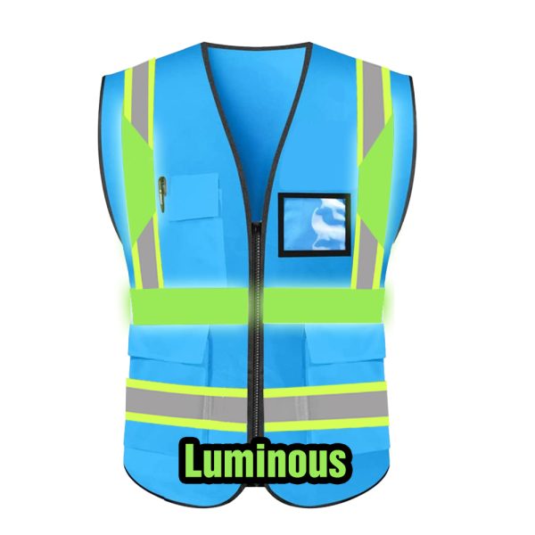 Wholesale Reflecting Cycling Breathable Customized Safety Vests-2