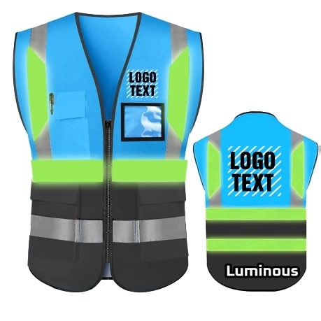 Construction Reflective Vest with Logo