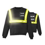 Black-orange-3 Sweatshirt