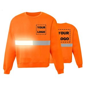 Orange-grey-1 Sweatshirt