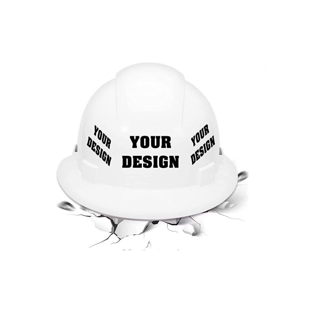 Full Brim Hard Hat Construction Hard Hat Customizable Safety Hard Hat with  Vents