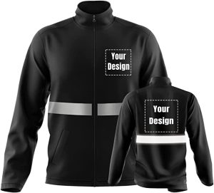 Black Summer Jacket-Grey strape 1