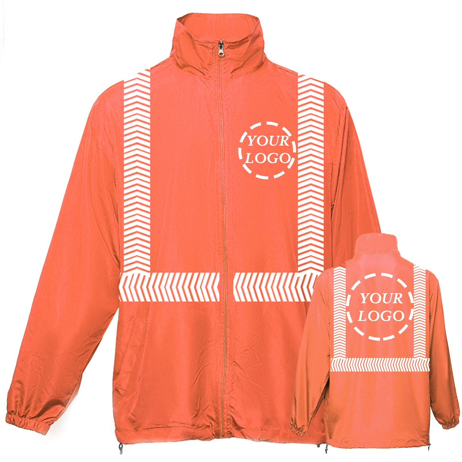 Orange Summer Jacket arrows 3