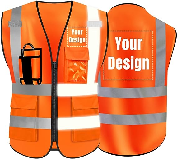 Yoweshop Hi Vis Reflective Security Vests With Pockets - yoweshop