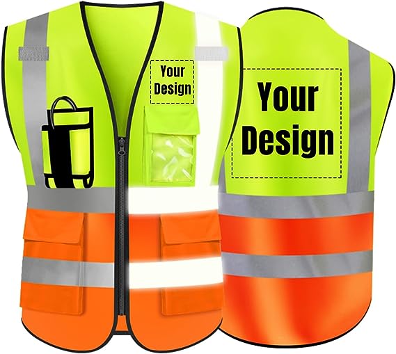 Yoweshop Hi Vis Reflective Security Vests With Pockets - yoweshop