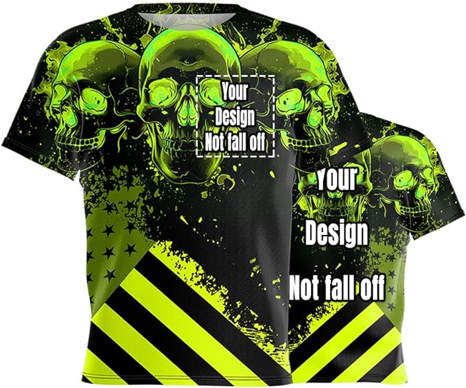  Skull Hi Vis Shirt Reflective