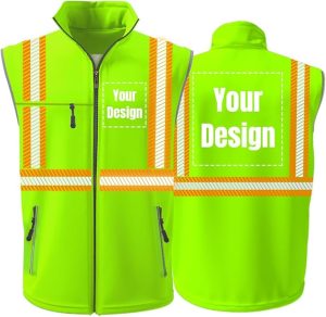 Hi Vis Winter Reflective Vests Workwear Custom Logo