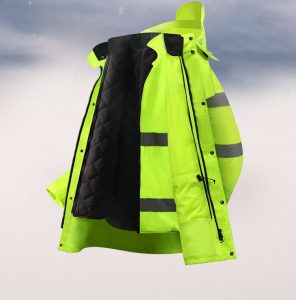 Hi Vis Reflective Jackets Winter Waterproof Construction Security